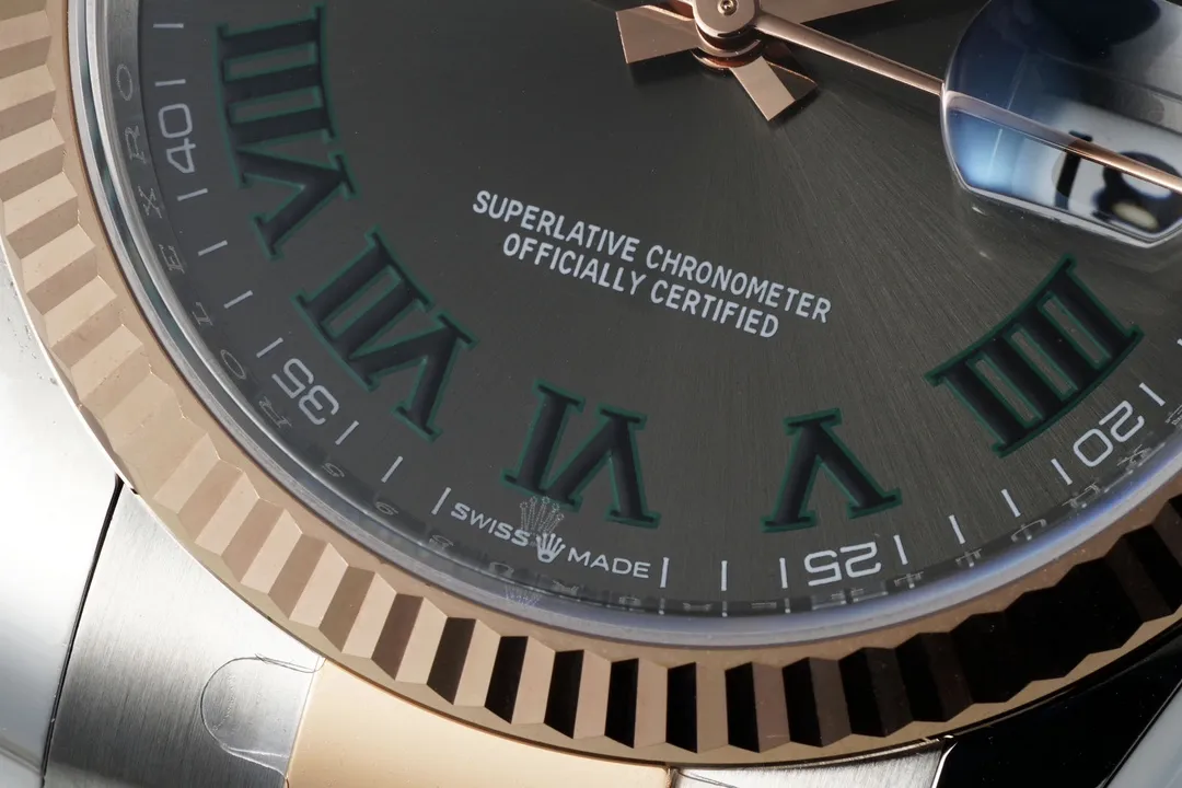 VS Factory Rolex Datejust 36mm Two-Tone Stainless Steel and Rose Gold Watch - 图片 5
