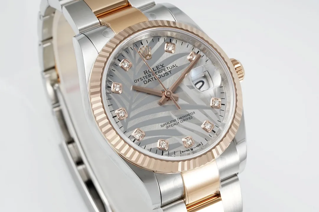 VS Factory Rolex Datejust 36mm Two-Tone Stainless Steel Watch - 图片 2