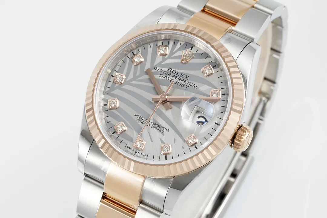 VS Factory Rolex Datejust 36mm Two-Tone Stainless Steel Watch - 图片 3