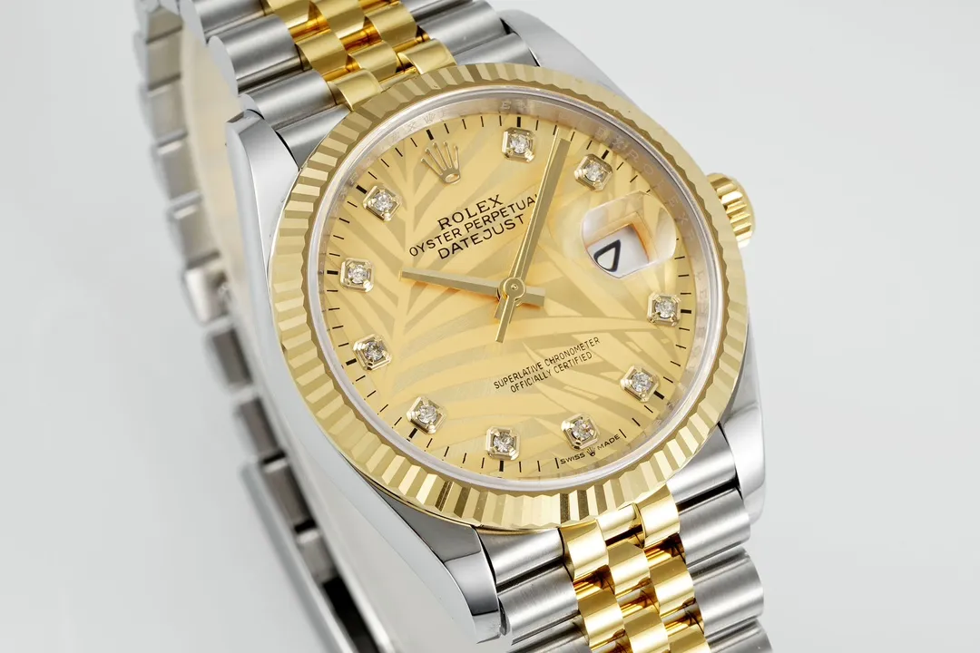 VS Factory Rolex Datejust 36mm Two-Tone Yellow Gold - 图片 2