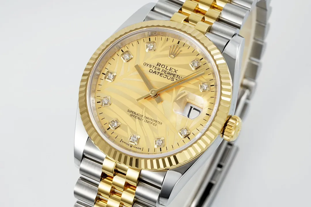 VS Factory Rolex Datejust 36mm Two-Tone Yellow Gold - 图片 3