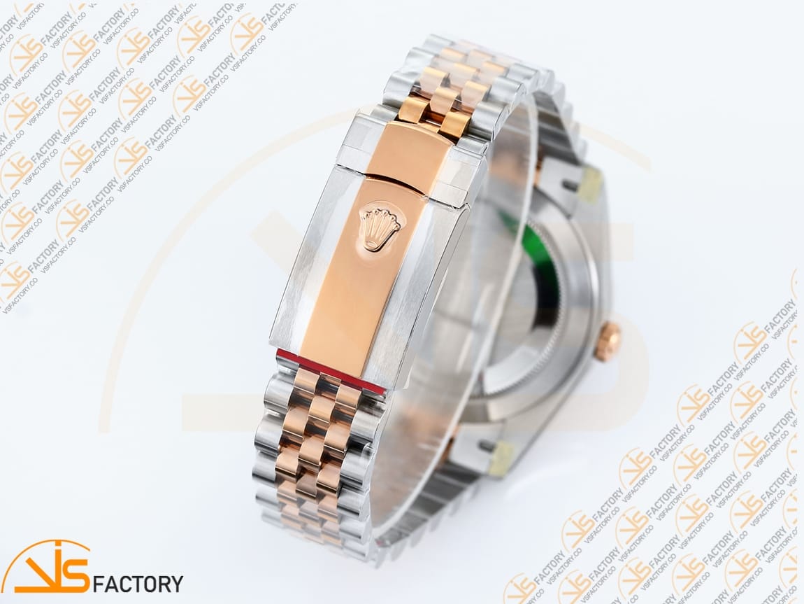 VS Factory Rolex DateJust 41 126331 Brown Dial SS RG VS3235 Movement - 图片 12