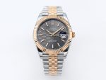 VS Factory Rolex DateJust 41 126331 Gray Textured Dial SS/RG VS3235 Movement