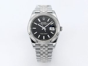 VS Factory Rolex DateJust 41 126334 Black Dial 904L Steel VS3235 Movement