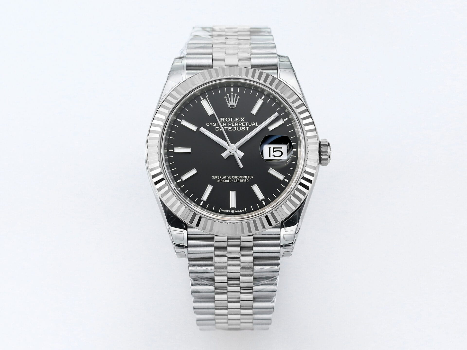 VS Factory Rolex DateJust 41 126334 Black Dial 904L Steel VS3235 Movement