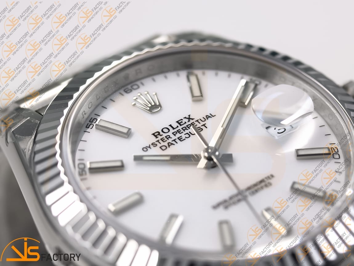 VS Factory Rolex DateJust 41 126334 White Dial 904L Steel VS3235 Movement - 图片 6