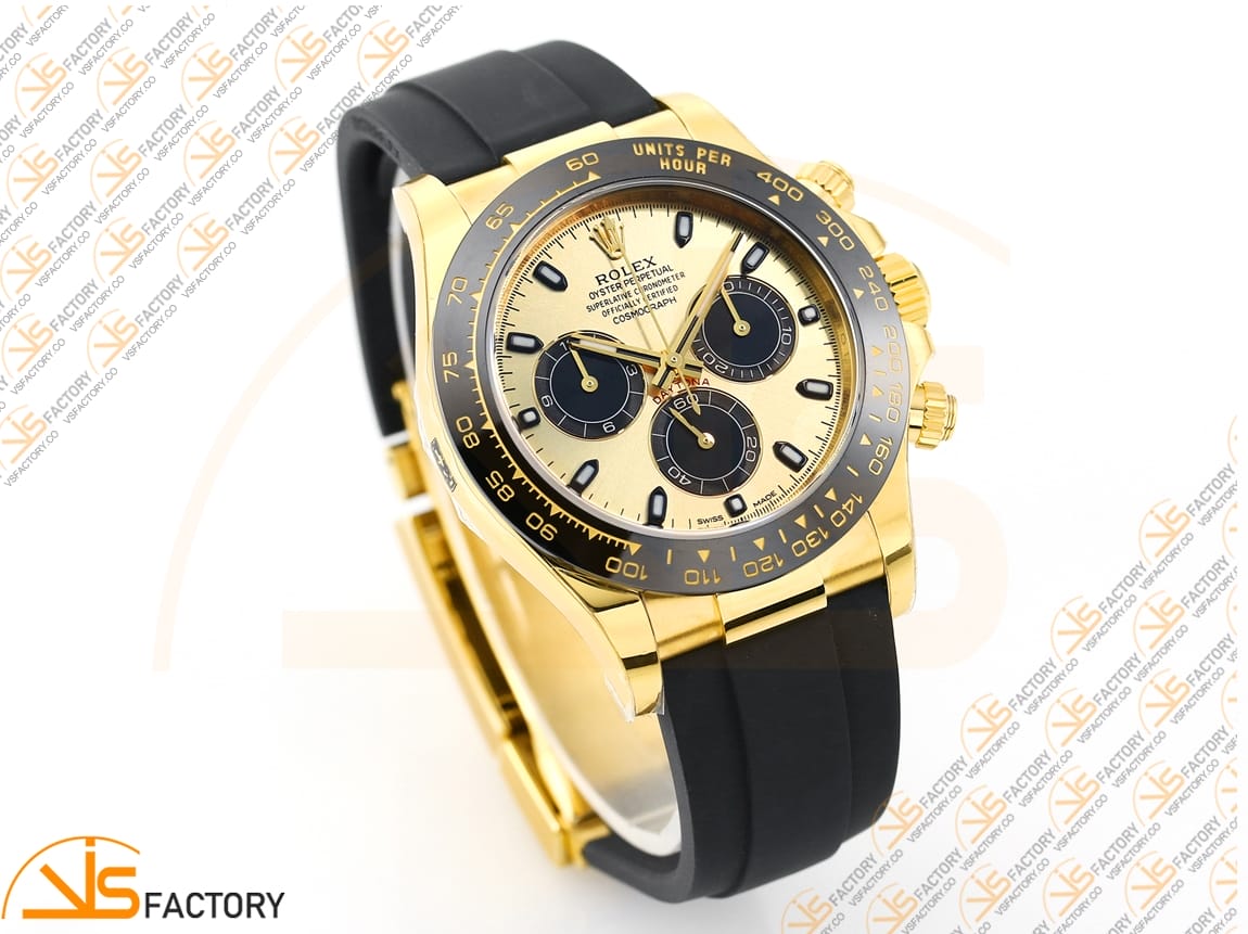 VS Factory Rolex Daytona 116518 YG Dial 904L Steel DD4130 Movement - 图片 4