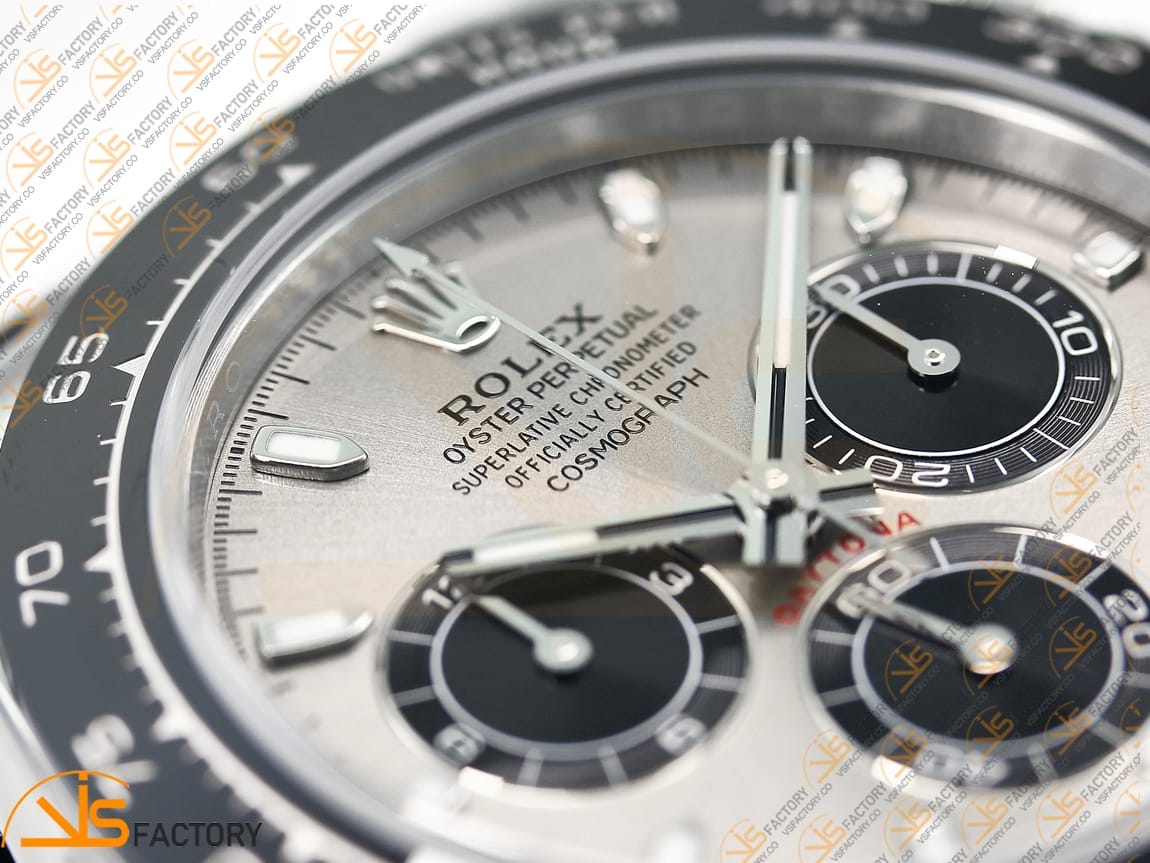 VS Factory Rolex Daytona 116519 Gray Dial 904L Steel DD4130 Movement - 图片 6