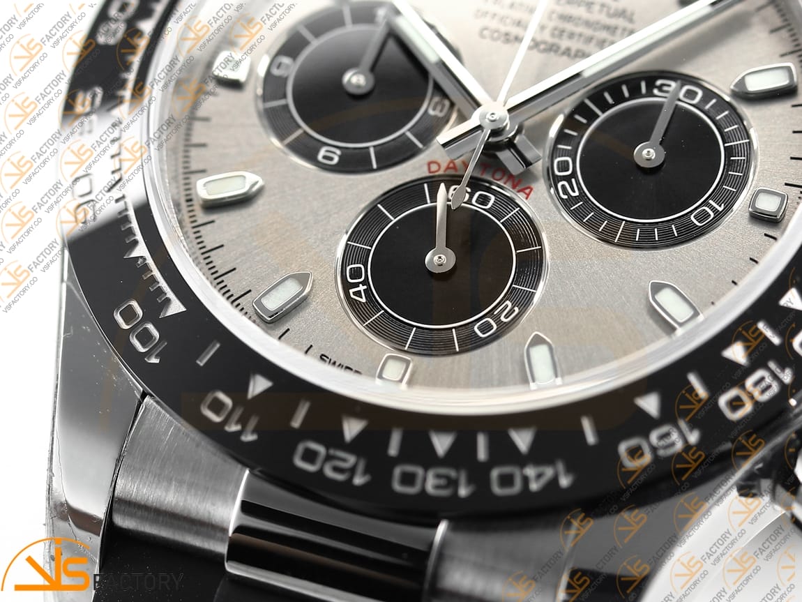VS Factory Rolex Daytona 116519 Gray Dial 904L Steel DD4130 Movement - 图片 10