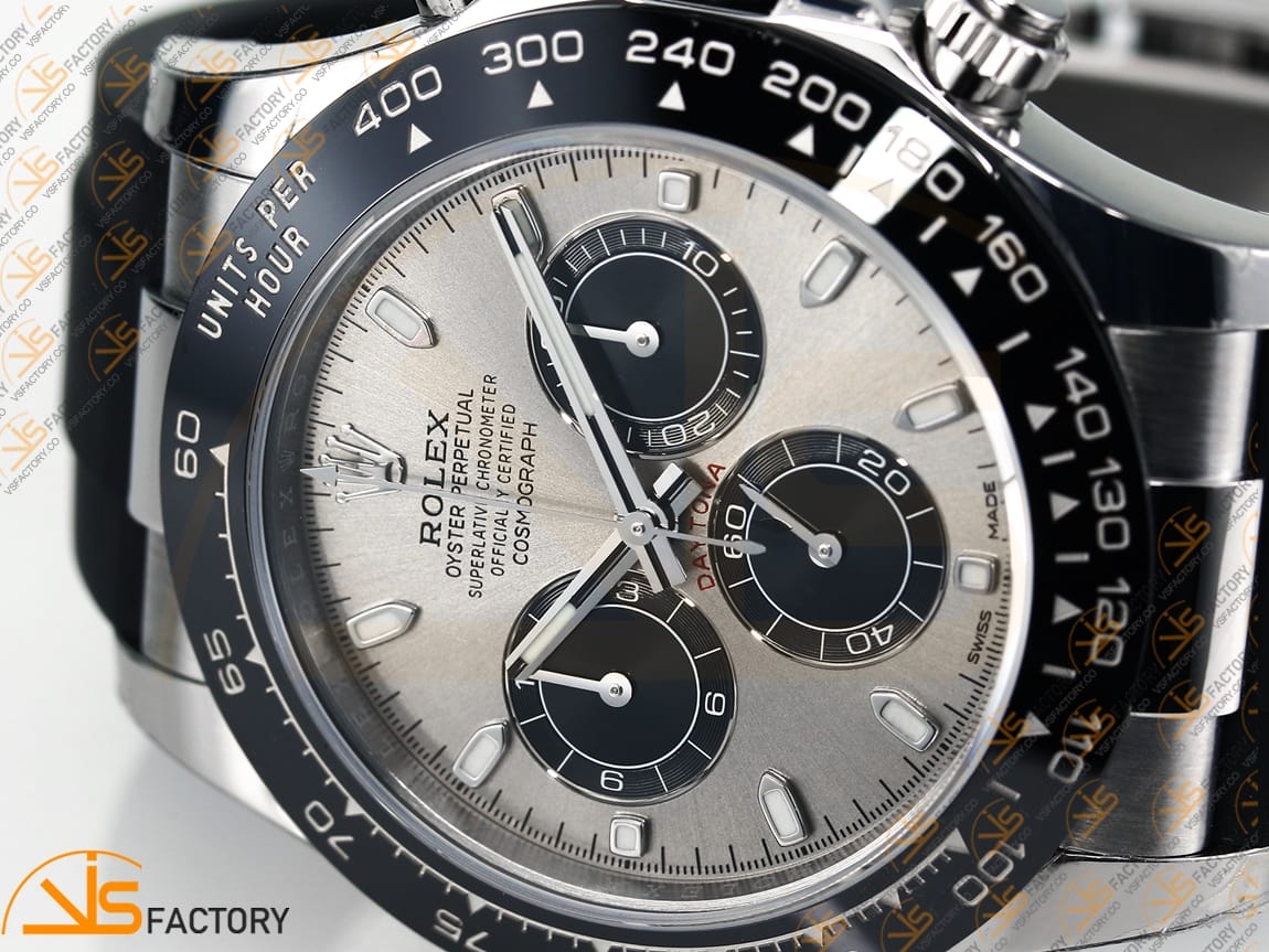 VS Factory Rolex Daytona 116519 Gray Dial 904L Steel DD4130 Movement - 图片 11