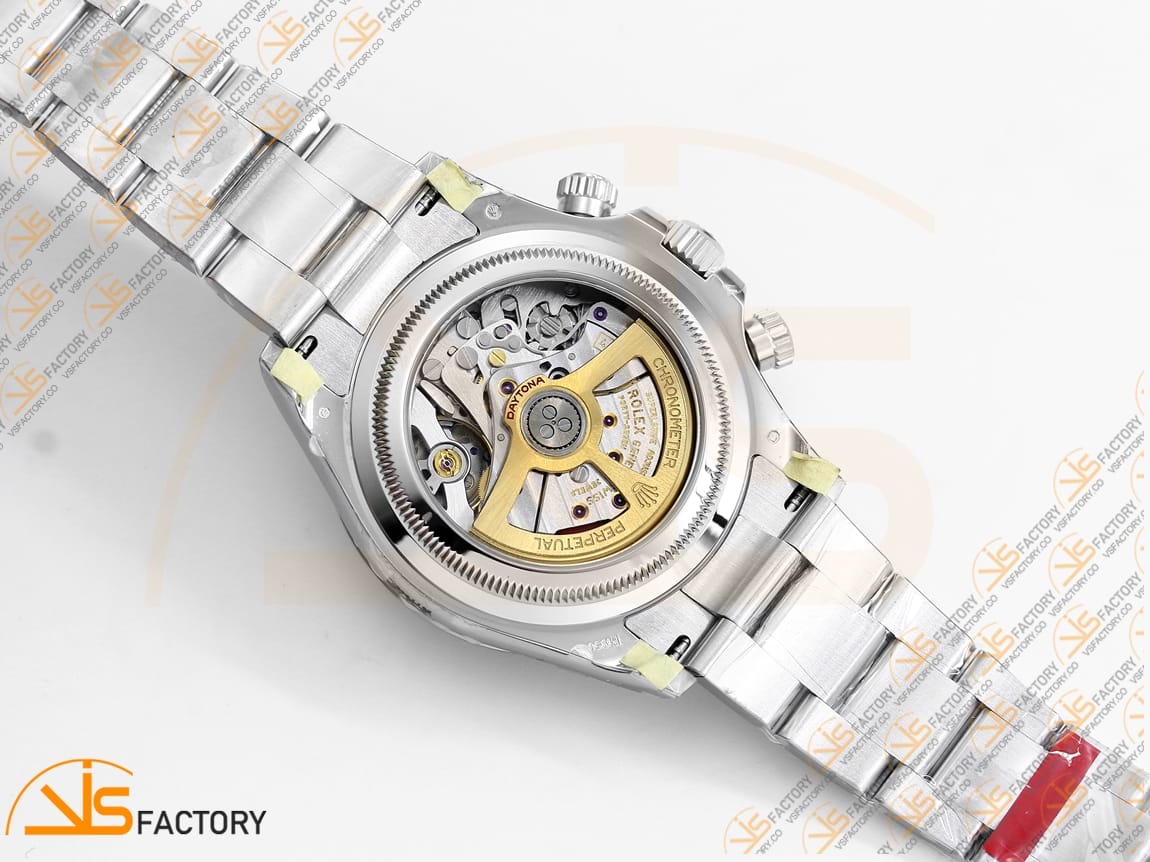VS Factory Rolex Daytona 126506 Ice Blue Crystal Dial 904L Steel Oyster Bracelet Weighted VS4131 Movement - 图片 13