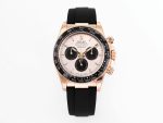 VS Factory Rolex Daytona 126515 Rose Gold Dial Rose Gold Oysterflex Strap VS4131 Movement(Weighted)