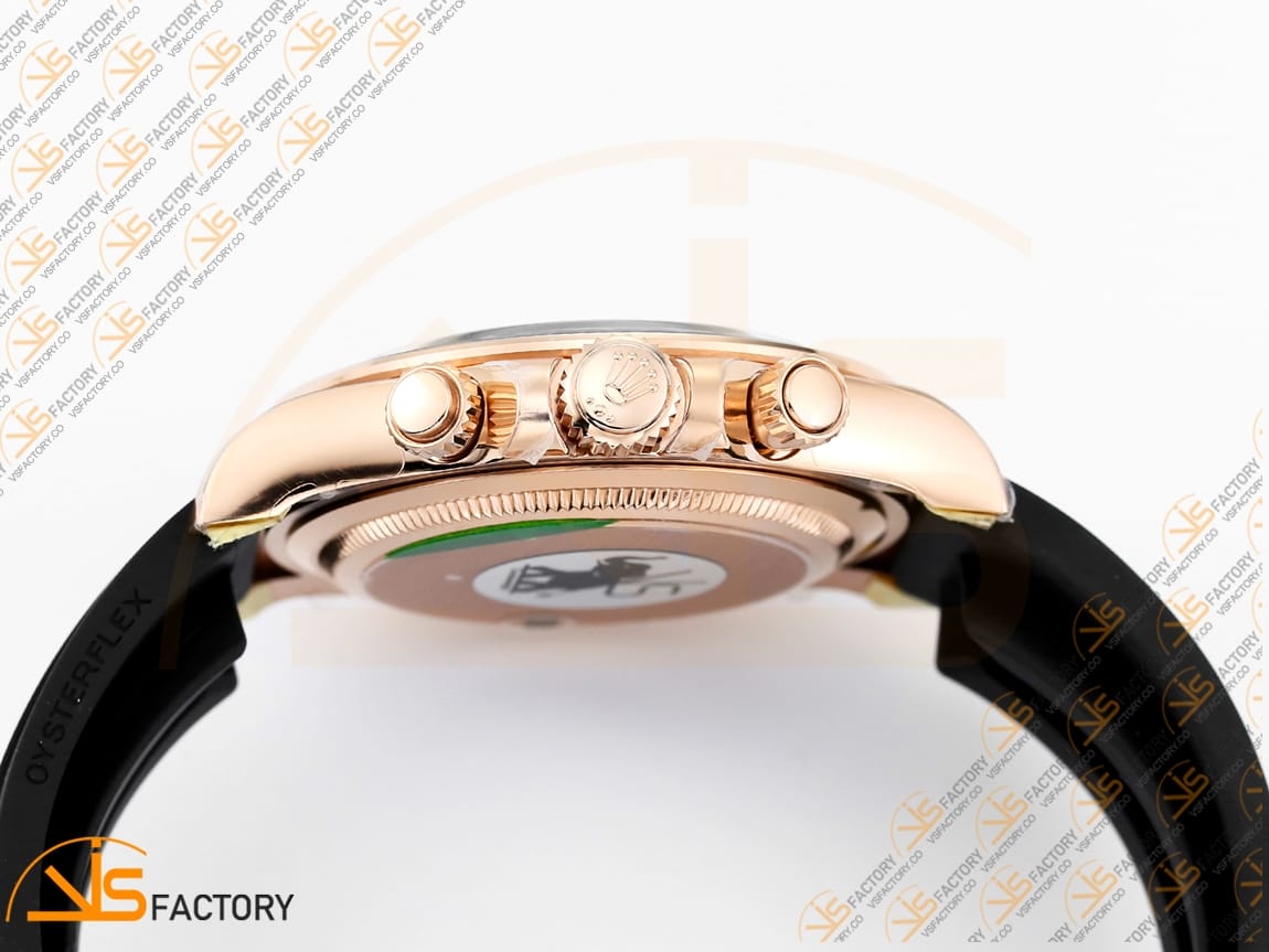 VS Factory Rolex Daytona 126515 Rose Gold Dial Rose Gold Oysterflex Strap VS4131 Movement(Weighted) - 图片 10
