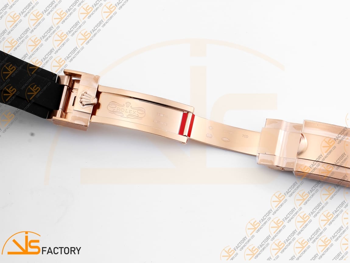 VS Factory Rolex Daytona 126515 Rose Gold Dial Rose Gold Oysterflex Strap VS4131 Movement(Weighted) - 图片 12