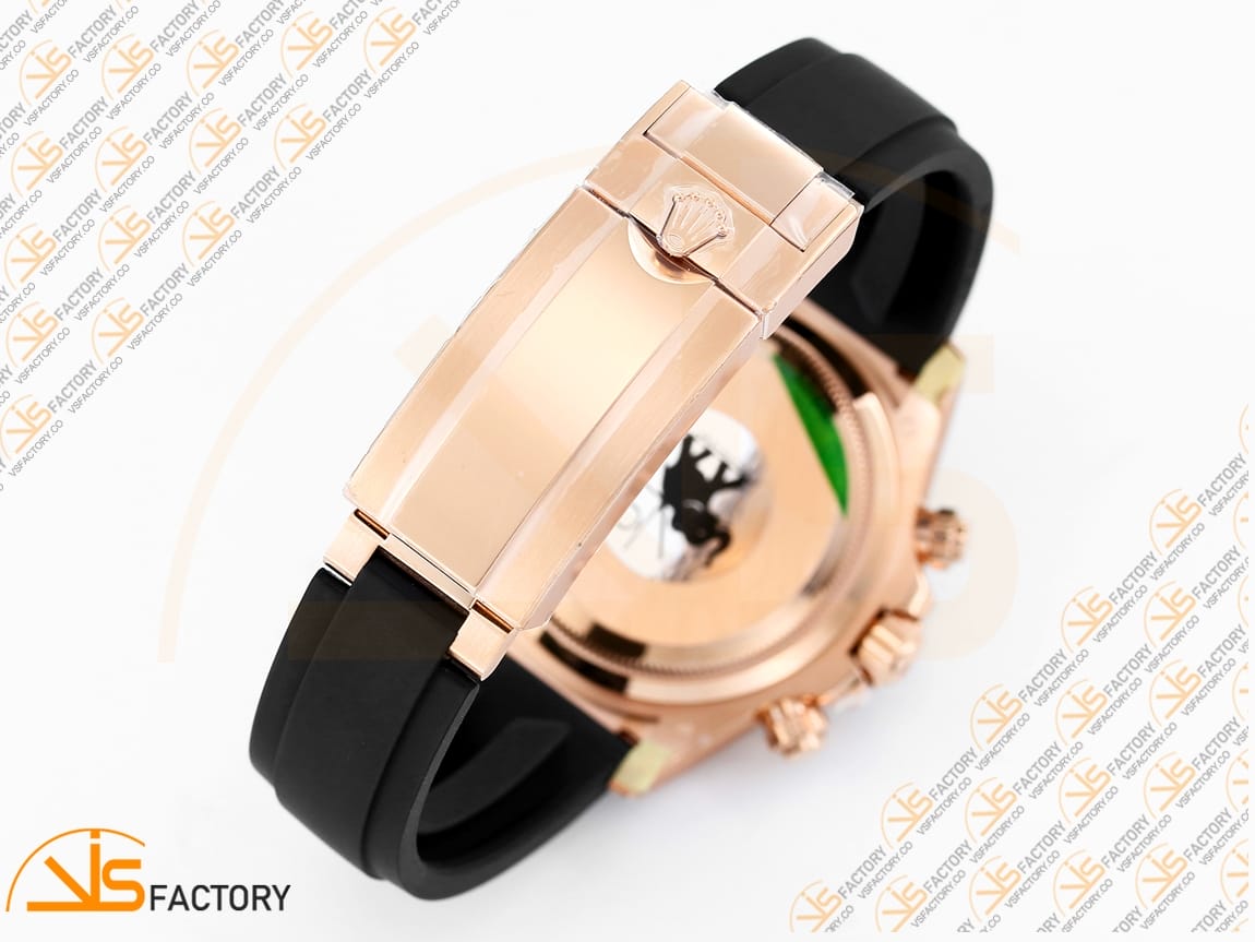 VS Factory Rolex Daytona 126515 Rose Gold Dial Rose Gold Oysterflex Strap VS4131 Movement(Weighted) - 图片 14
