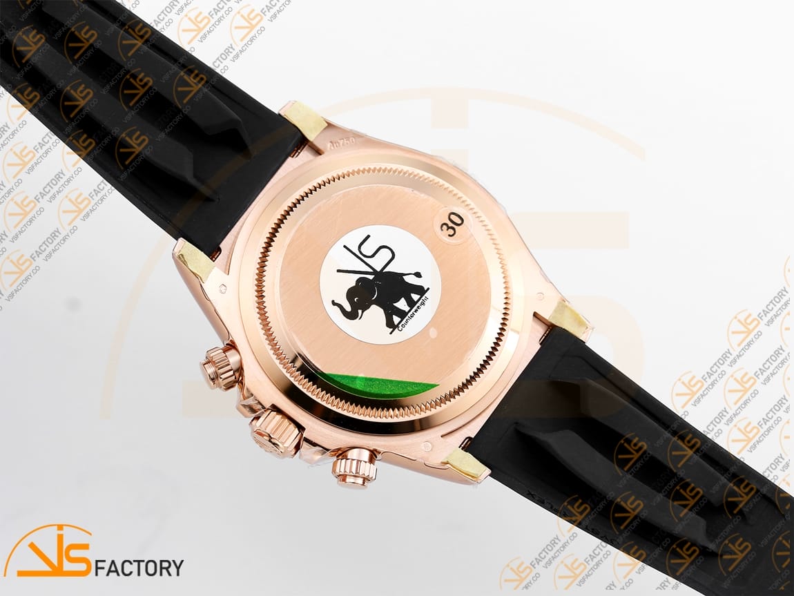 VS Factory Rolex Daytona 126515 Rose Gold Dial Rose Gold Oysterflex Strap VS4131 Movement(Weighted) - 图片 15