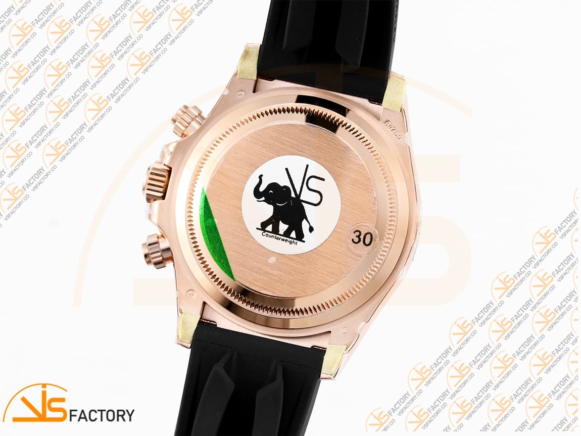 VS Factory Rolex Daytona 126515 Rose Gold Dial Rose Gold Oysterflex Strap VS4131 Movement(Weighted) - 图片 16