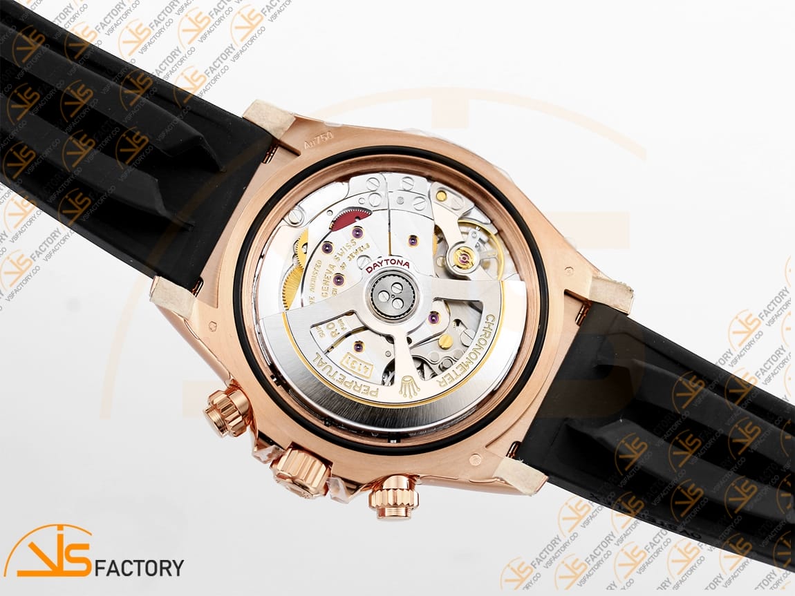 VS Factory Rolex Daytona 126515 Rose Gold Dial Rose Gold Oysterflex Strap VS4131 Movement(Weighted) - 图片 17