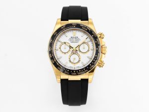 VS Factory Rolex Daytona 126518 White Dial YG Oysterflex Strap VS4131 Movement(Weighted)
