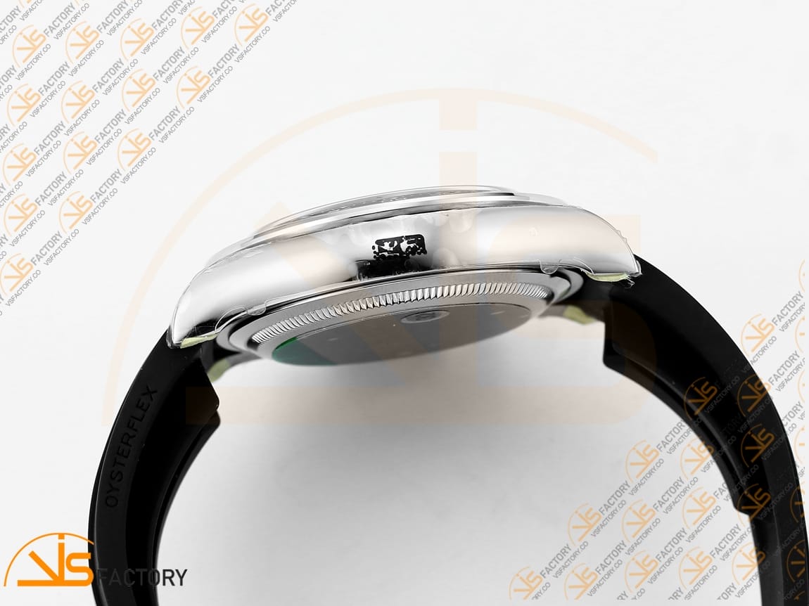 VS Factory Rolex Daytona 126519 Black Silver Diamonds Dial White Gold Oysterflex Strap Weighted VS4131 Movement - 图片 11