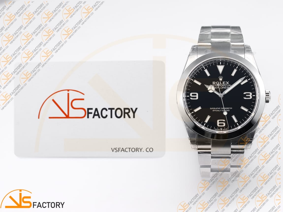 VS Factory Rolex Explorer 40 224270 Black Dial 904L Steel VS3230 Movement - 图片 2