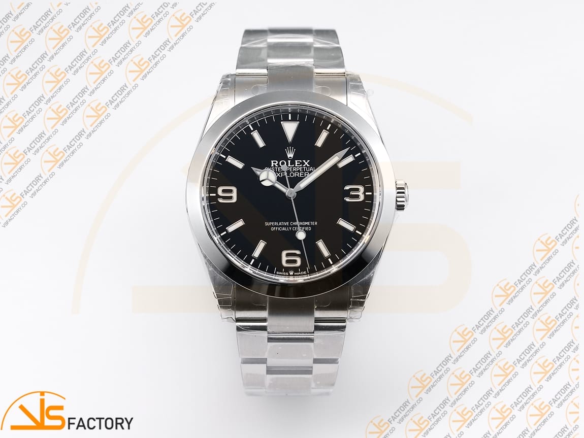 VS Factory Rolex Explorer 40 224270 Black Dial 904L Steel VS3230 Movement - 图片 3