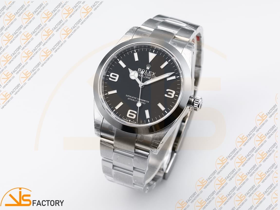 VS Factory Rolex Explorer 40 224270 Black Dial 904L Steel VS3230 Movement - 图片 4