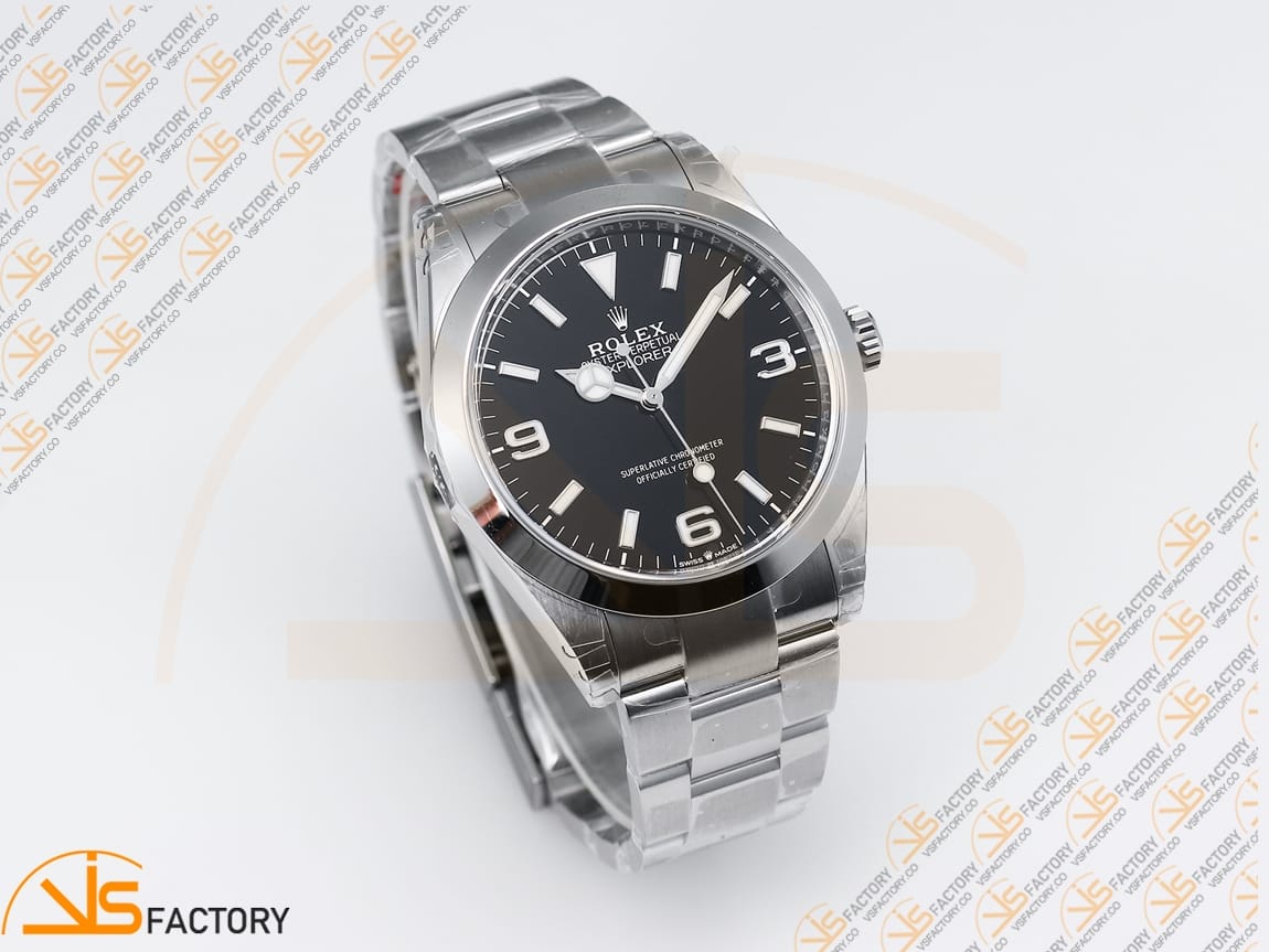 VS Factory Rolex Explorer 40 224270 Black Dial 904L Steel VS3230 Movement - 图片 5