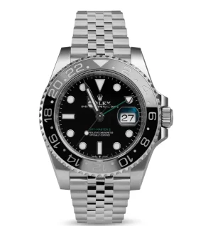 VS Factory Super Clone Rolex GMT-Master II 40mm Stainless Steel Automatic Men’s Watch – Black Dial, Black Ceram