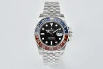 VS Factory Super Clone Rolex GMT-Master II Pepsi 126710BLRO Black Dial Red Blue Ceramic Bezel Stainless Steel Ju