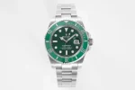 VS Factory Rolex Submariner 40mm Date Hulk Green Ceramic Bezel Stainless Steel Oyster Bracelet Watch