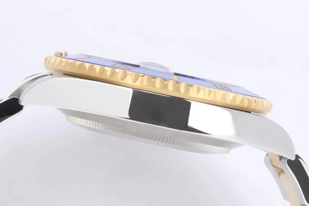 VS Factory Rolex Submariner 40mm Date Two-Tone Steel and Yellow Gold Blue Dial and Bezel Watch - 图片 4