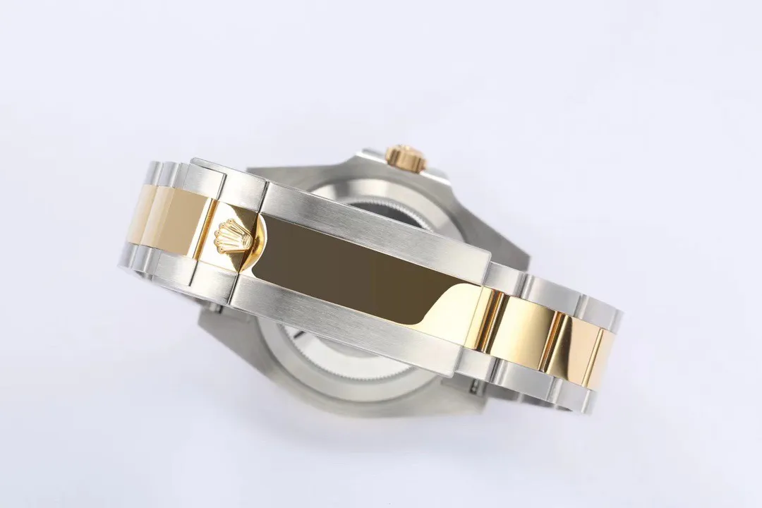 VS Factory Rolex Submariner 40mm Date Two-Tone Steel and Yellow Gold Blue Dial and Bezel Watch - 图片 7