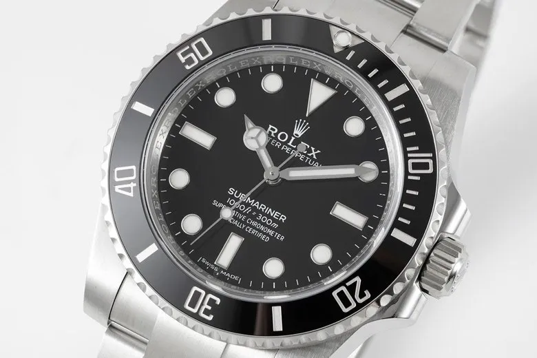 VS Factory Rolex Submariner 41mm No Date Black Dial Stainless Steel Automatic Dive Watch 114060 - 图片 2