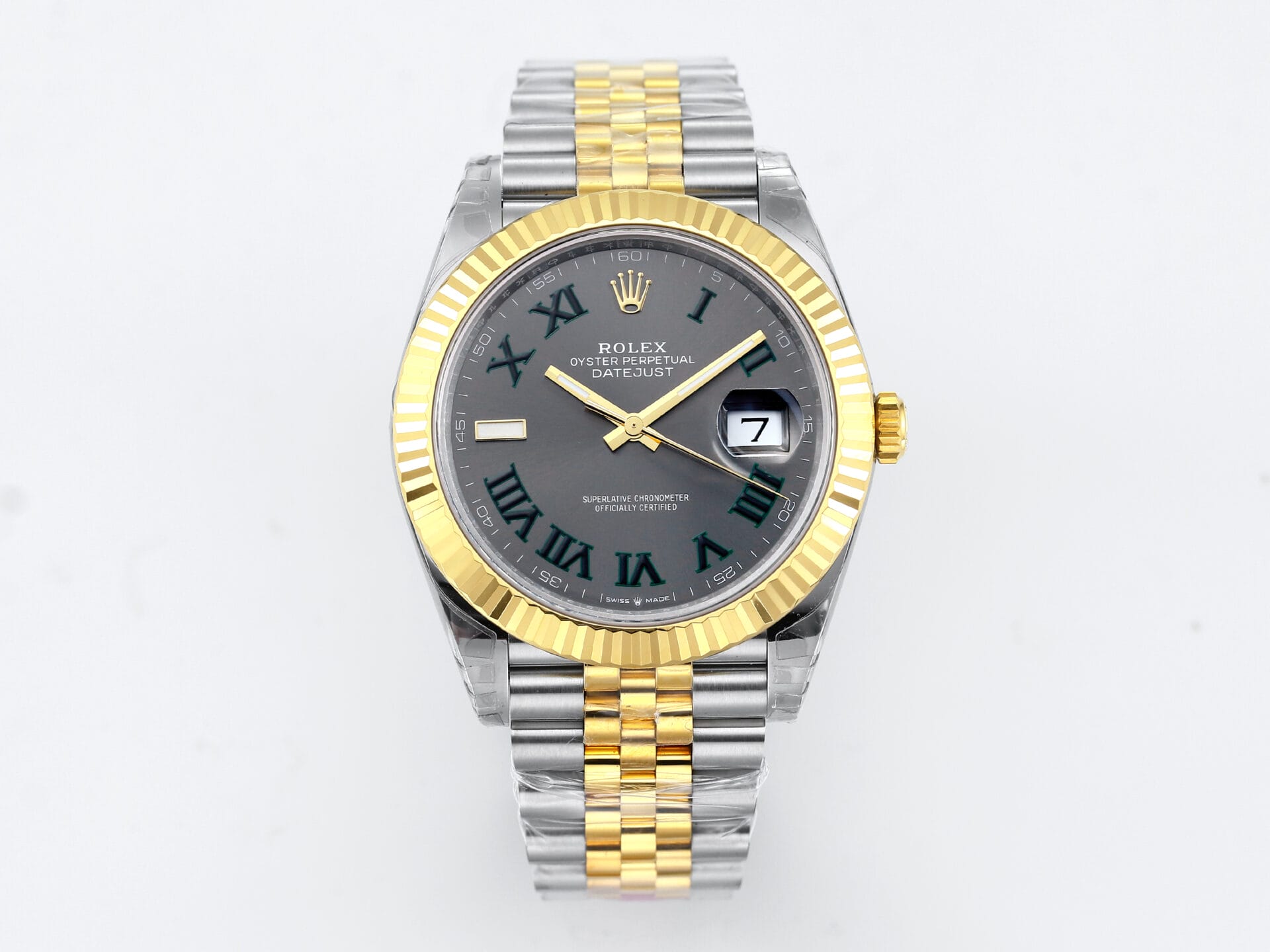 VS Factory (VSF) Rolex DateJust 41 Gray Dial 904L Steel Yellow Gold VS3235 Movement