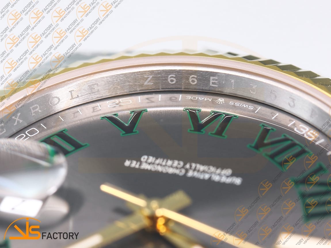 VS Factory (VSF) Rolex DateJust 41 Gray Dial 904L Steel Yellow Gold VS3235 Movement - 图片 6