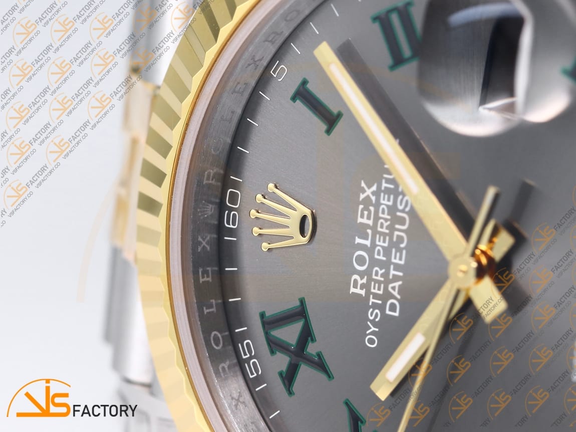 VS Factory (VSF) Rolex DateJust 41 Gray Dial 904L Steel Yellow Gold VS3235 Movement - 图片 8