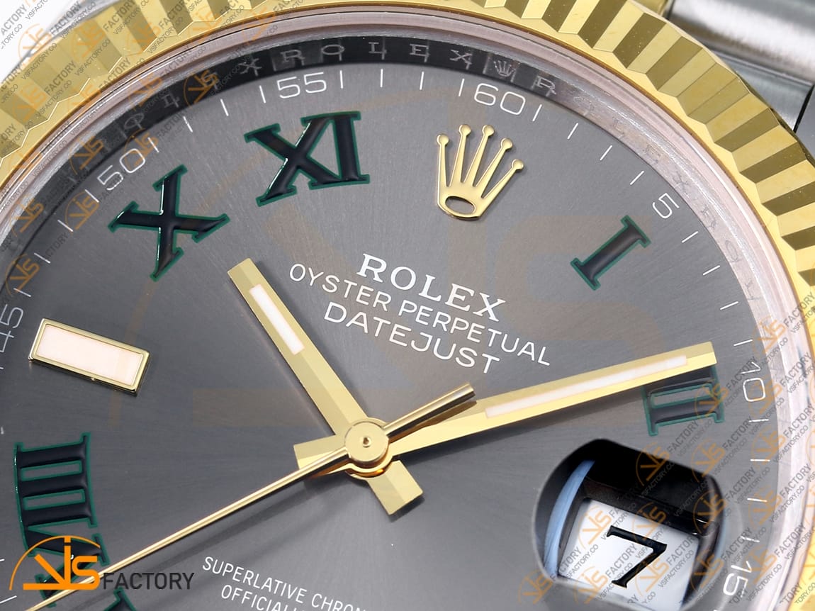 VS Factory (VSF) Rolex DateJust 41 Gray Dial 904L Steel Yellow Gold VS3235 Movement - 图片 9