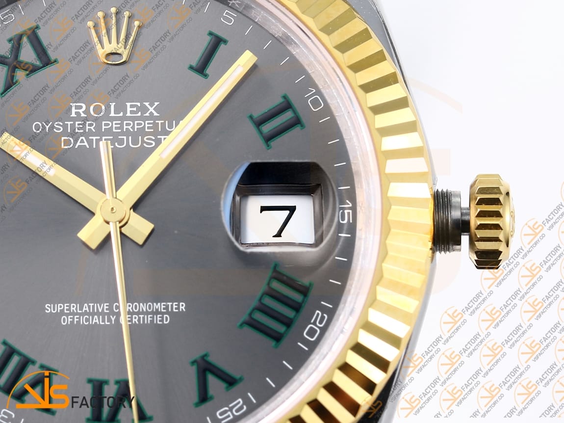 VS Factory (VSF) Rolex DateJust 41 Gray Dial 904L Steel Yellow Gold VS3235 Movement - 图片 10