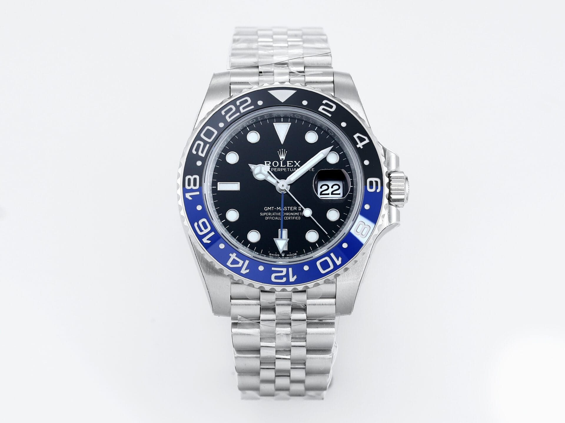 VS Factory (VSF) Rolex GMT-Master II 126710BLNR Black Blue Bezel 904L Steel DD3285 Movement