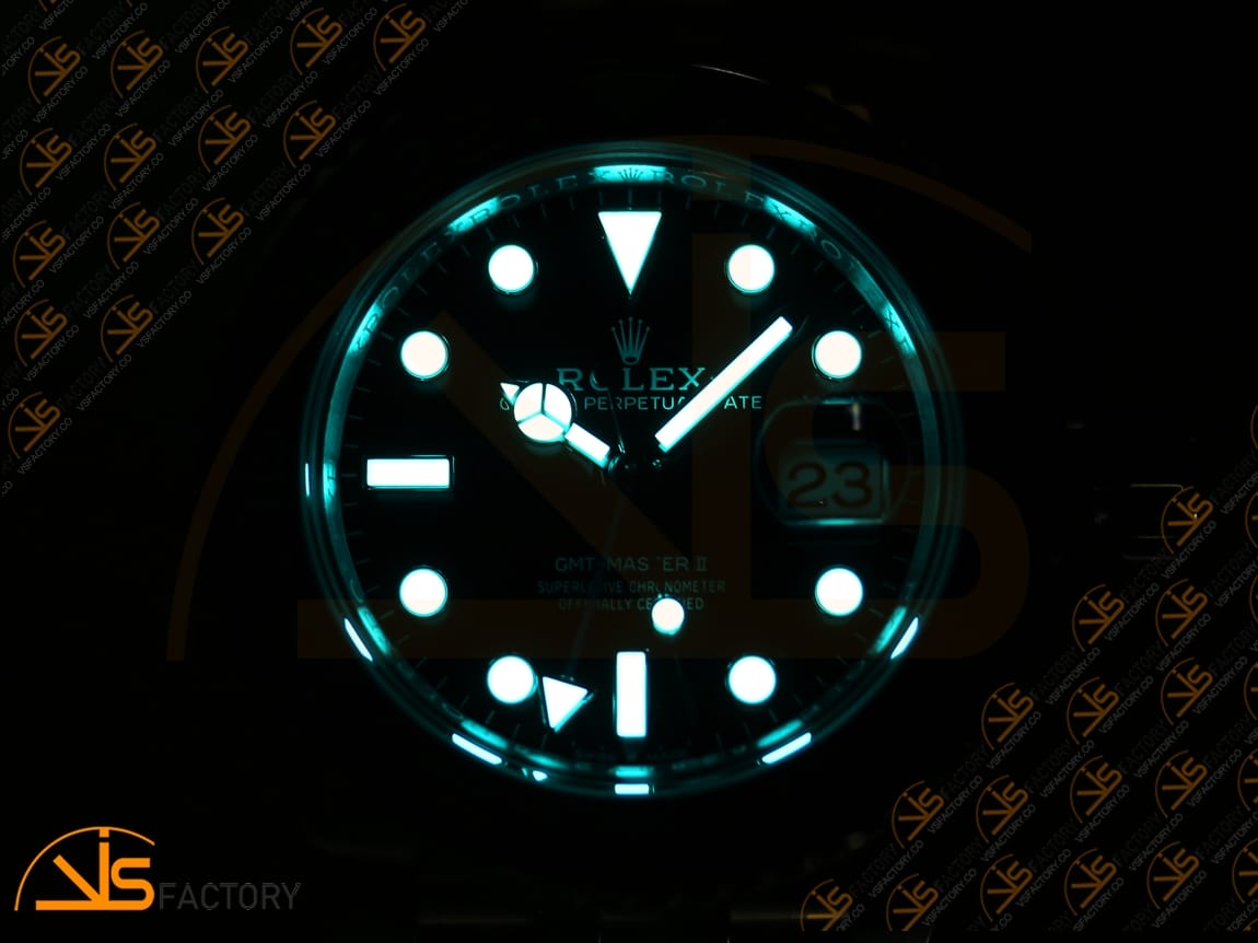 VS Factory (VSF) Rolex GMT-Master II 126710BLNR Black Blue Bezel 904L Steel DD3285 Movement - 图片 20