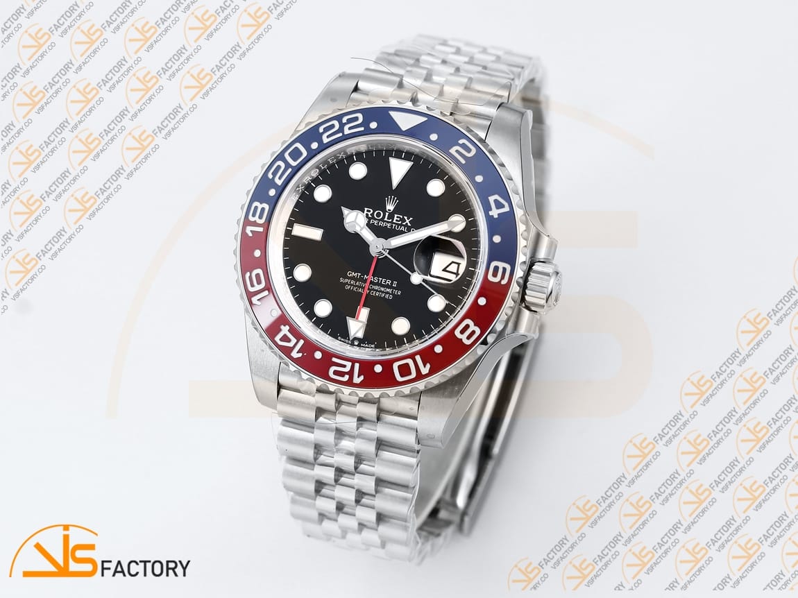 VS Factory (VSF) Rolex GMT-Master II 126710BLRO Pepsi Dial 904L Steel DD3285 Movement - 图片 4