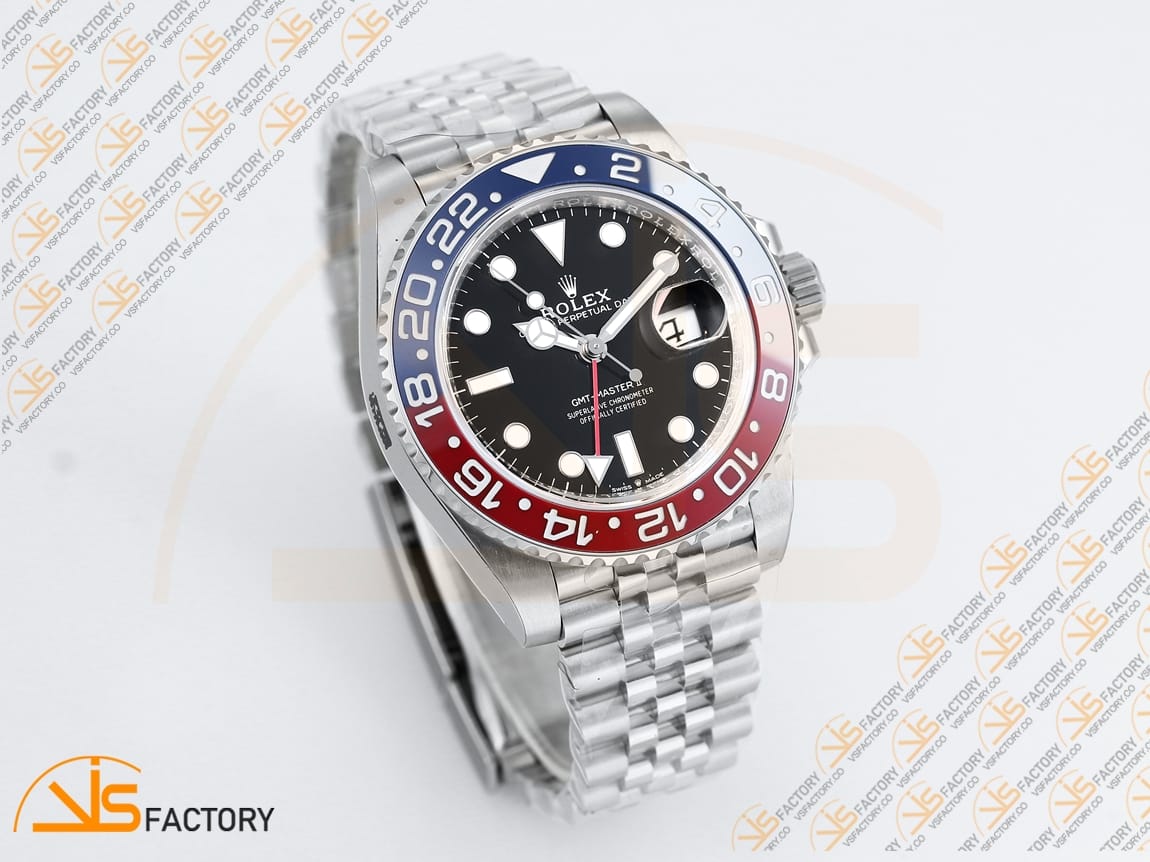 VS Factory (VSF) Rolex GMT-Master II 126710BLRO Pepsi Dial 904L Steel DD3285 Movement - 图片 5
