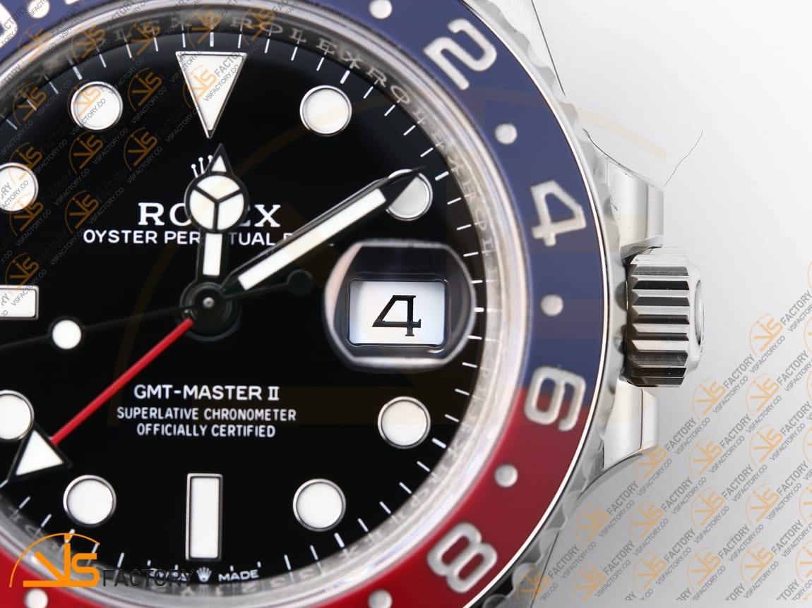 VS Factory (VSF) Rolex GMT-Master II 126710BLRO Pepsi Dial 904L Steel DD3285 Movement - 图片 8