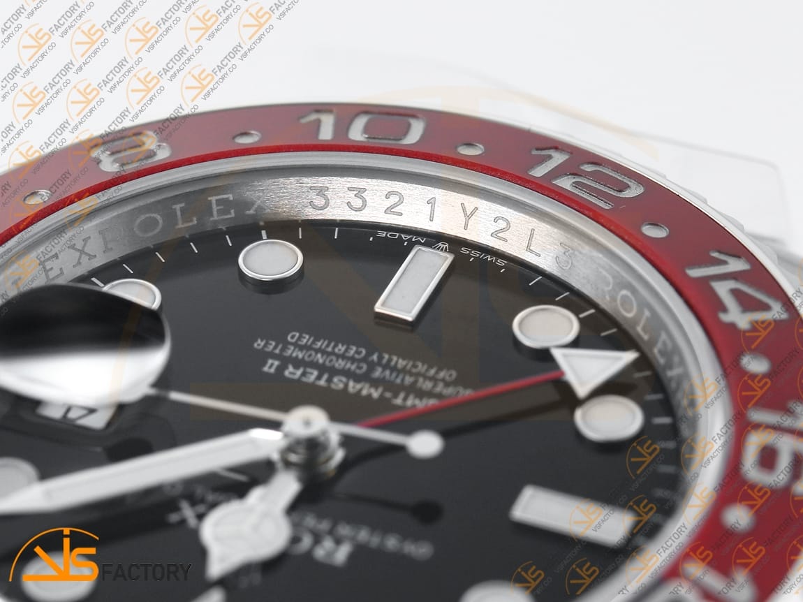 VS Factory (VSF) Rolex GMT-Master II 126710BLRO Pepsi Dial 904L Steel DD3285 Movement - 图片 9