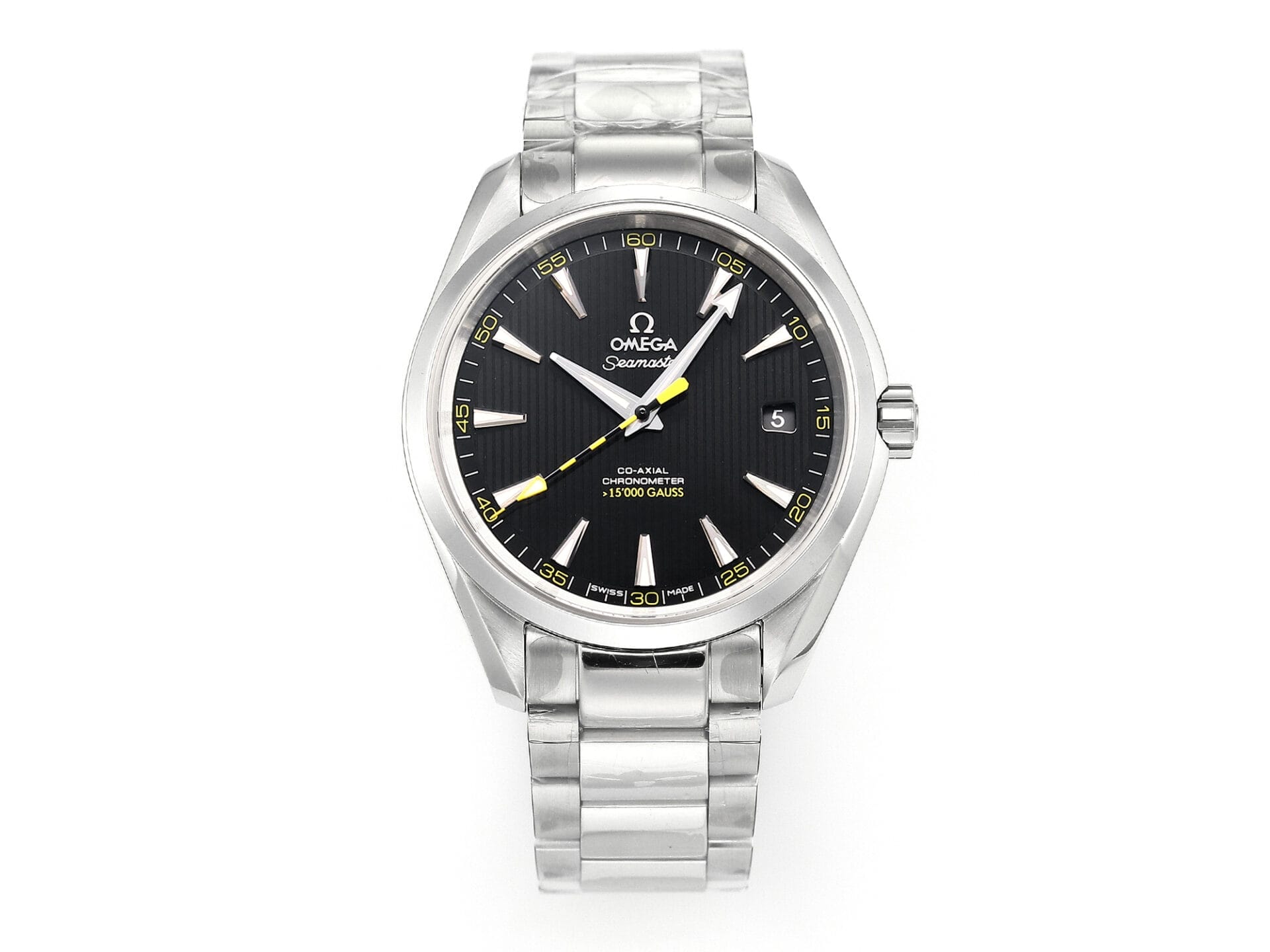 VSFactory (VSF) Omega Aqua Terra 150M 15000 Gauss Black Textured Dial Steel A8508 Movement