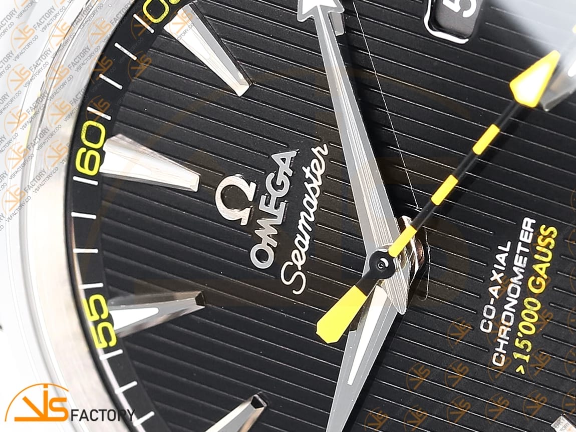 VSFactory (VSF) Omega Aqua Terra 150M 15000 Gauss Black Textured Dial Steel A8508 Movement - 图片 7