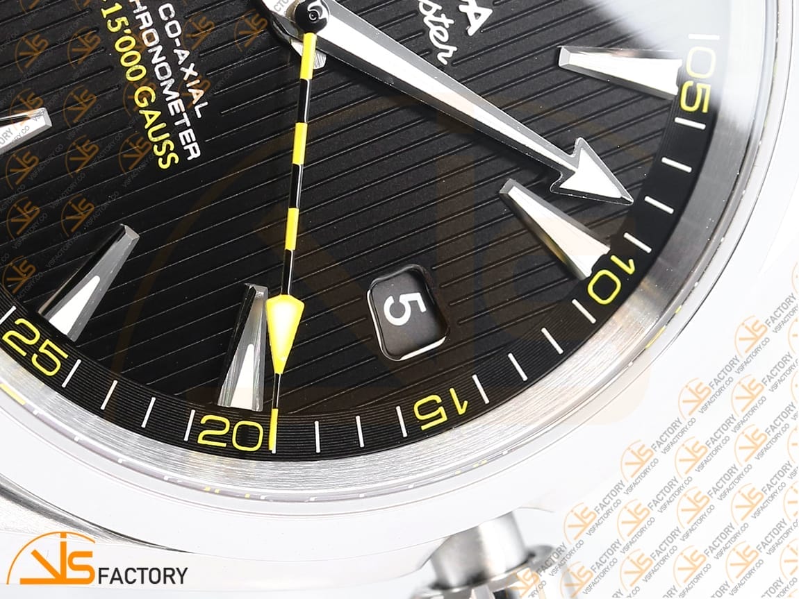 VSFactory (VSF) Omega Aqua Terra 150M 15000 Gauss Black Textured Dial Steel A8508 Movement - 图片 8