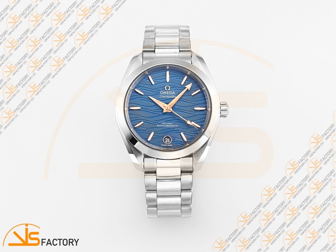 VSFactory (VSF) Omega Aqua Terra 150M 34mm Blue Wave Dial Steel A8800 Movement - 图片 3