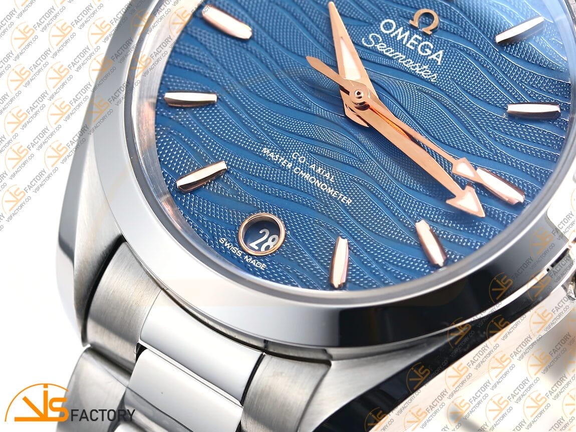 VSFactory (VSF) Omega Aqua Terra 150M 34mm Blue Wave Dial Steel A8800 Movement - 图片 8